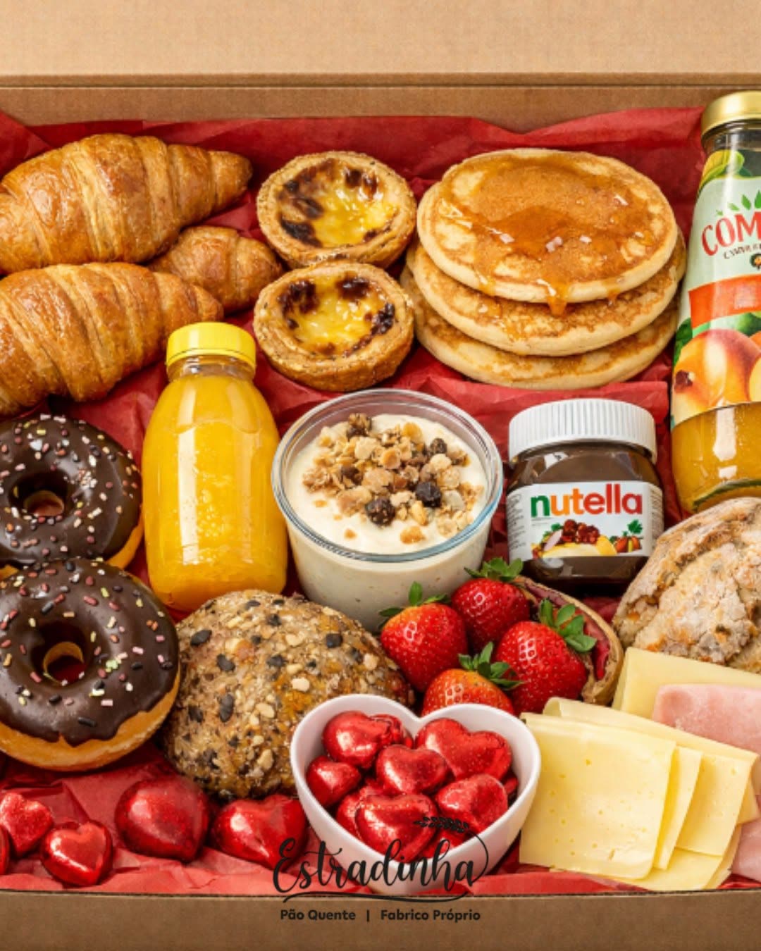 Box Dia dos Namorados do Pão Quente Estradinha — 25 €