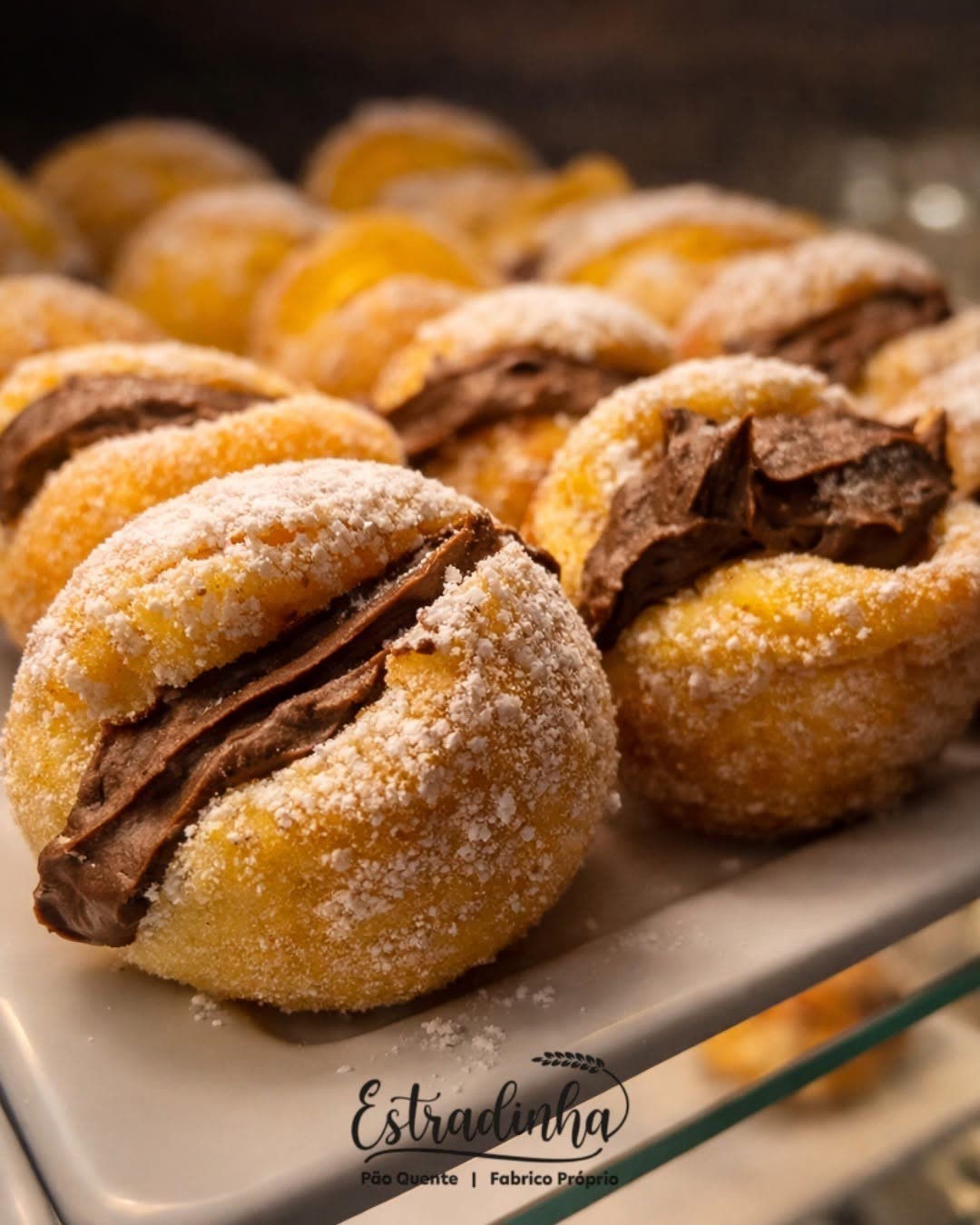 Bolas de Berlim do Pão Quente Estradinha