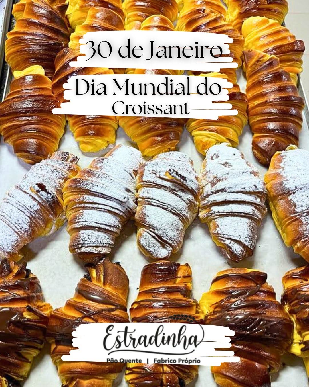 Croissants do Pão Quente Estradinha