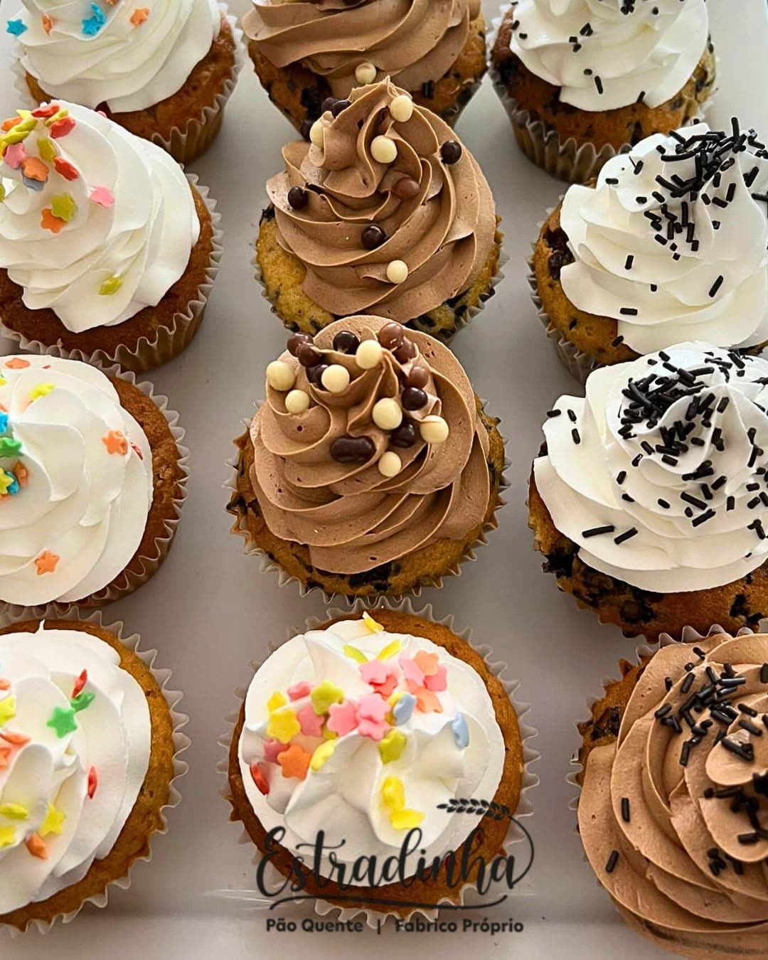 Cupcakes do Pão Quente Estradinha