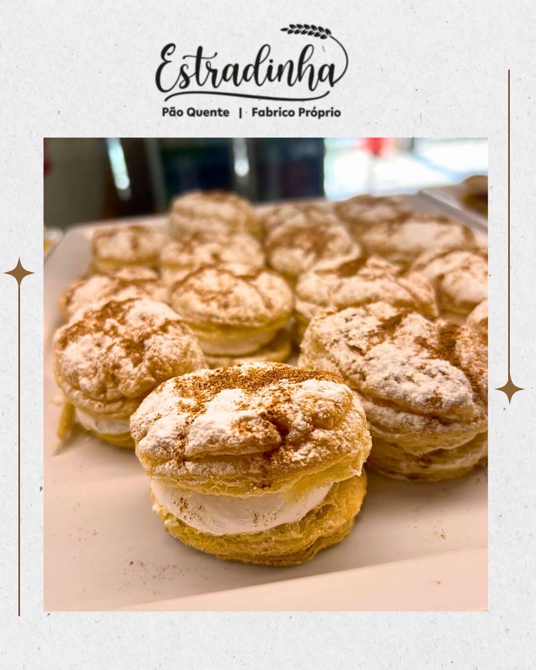 Doçaria tradicional do Pão Quente Estradinha
